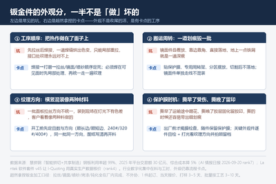 外观件返工的四个源头与我们的卡点:工序顺序、搬运周转、纹理方向、保护膜时机